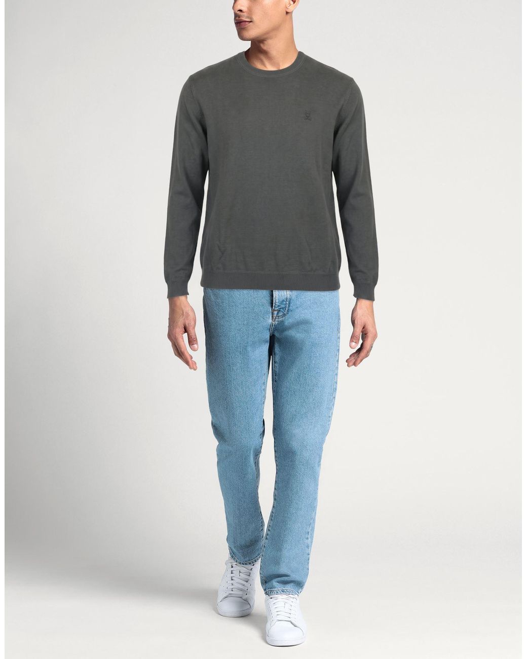 Psycho Bunny Gray Sweaters for men