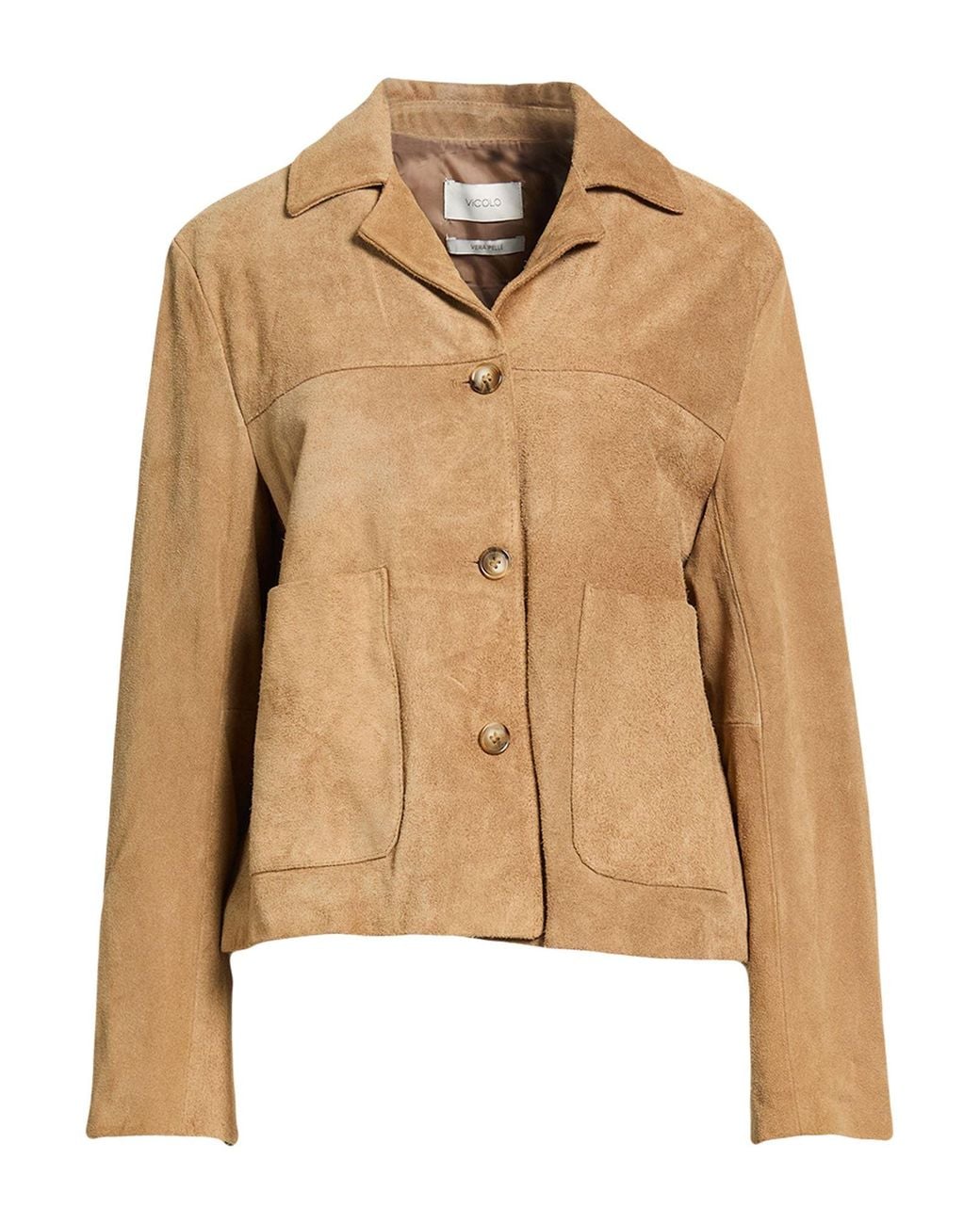 ViCOLO Natural Camel Jacket Leather
