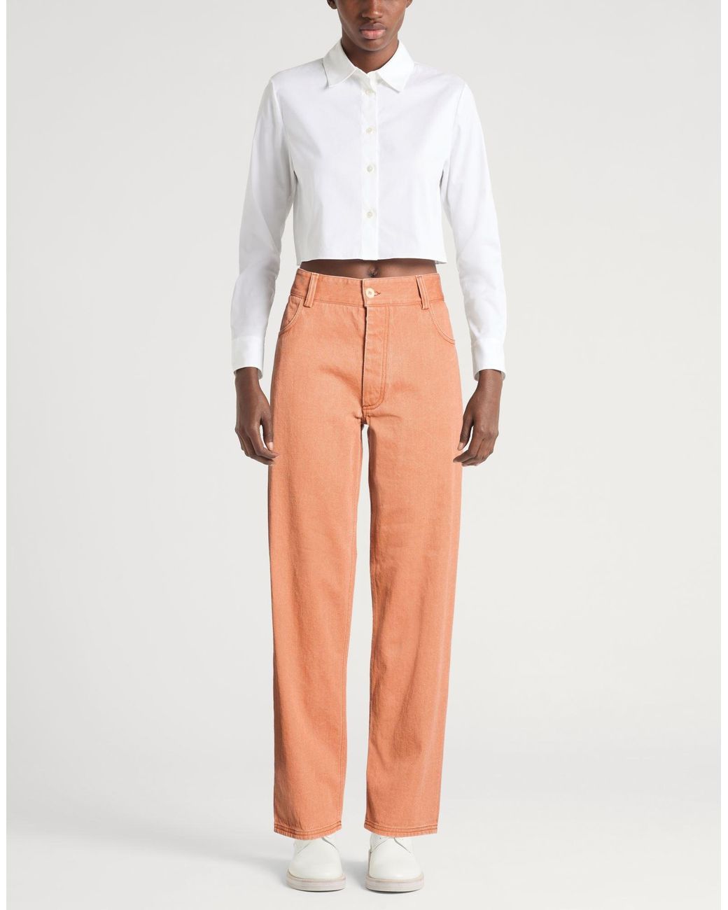 Baserange Orange Jeans Organic Cotton