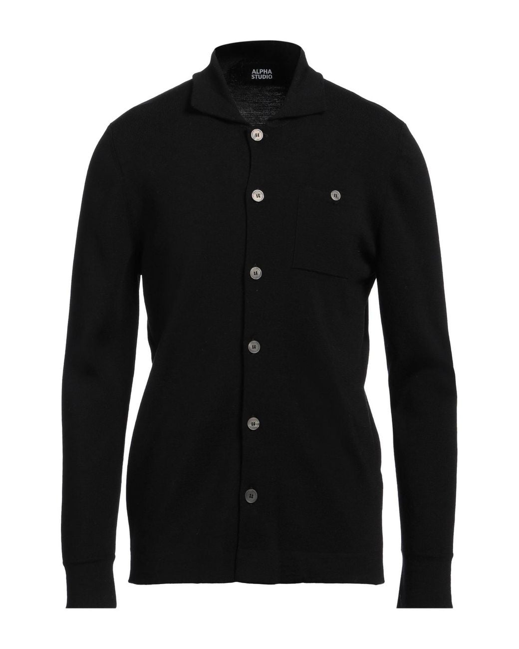 Cardigan Alpha Studio pour homme en coloris Black
