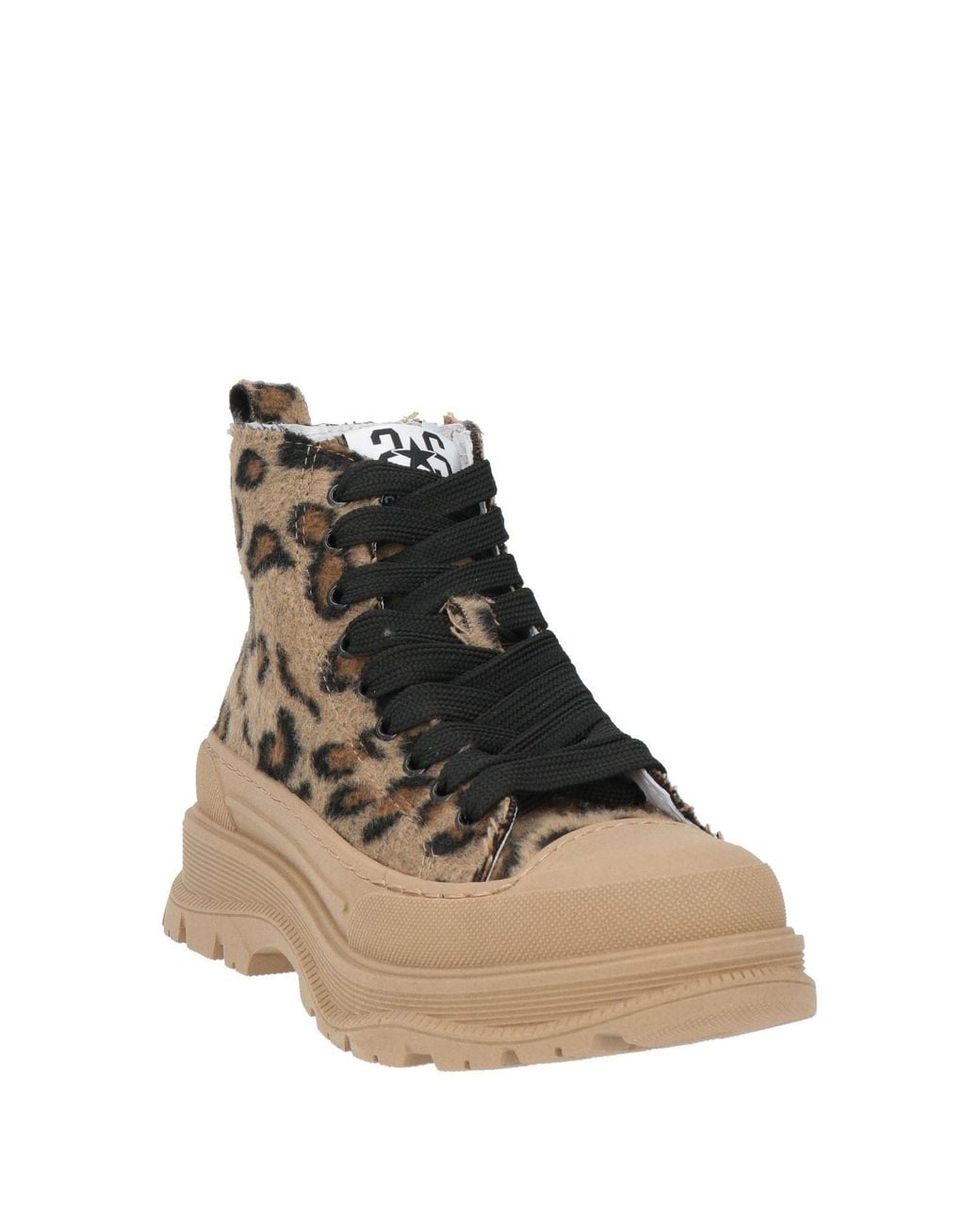 2 Star Brown Sneakers Textile Fibers