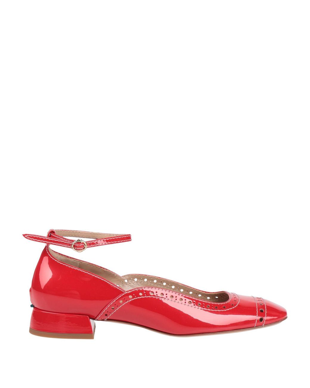 A.Bocca Red Pumps Leather