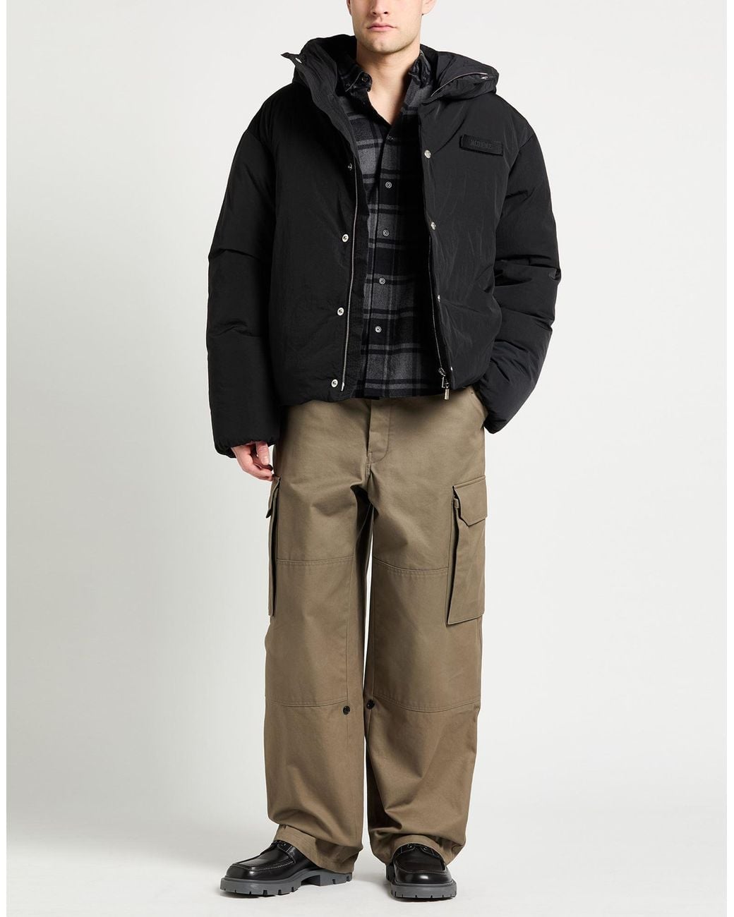 Jacquemus Black Puffer Polyamide for men