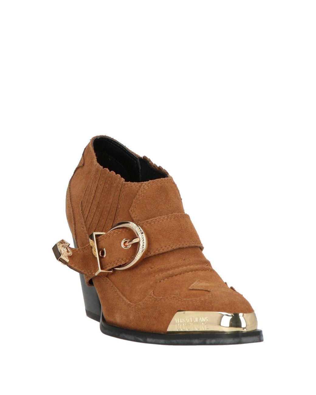 Versace Jeans Couture Brown Ankle Boots