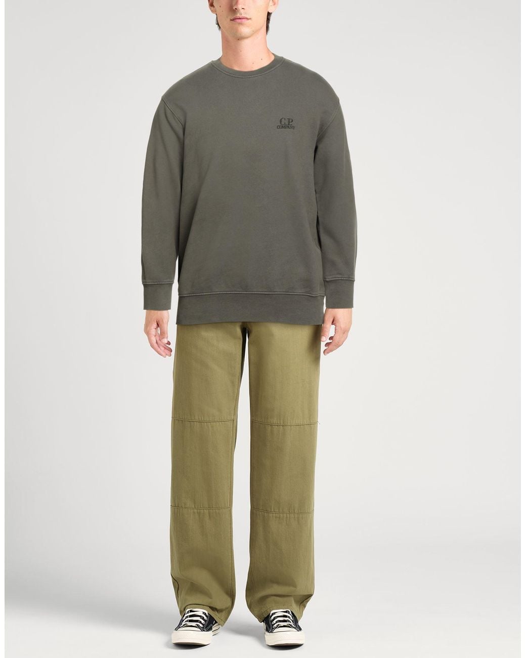 C P Company Gray Sweatshirts for men