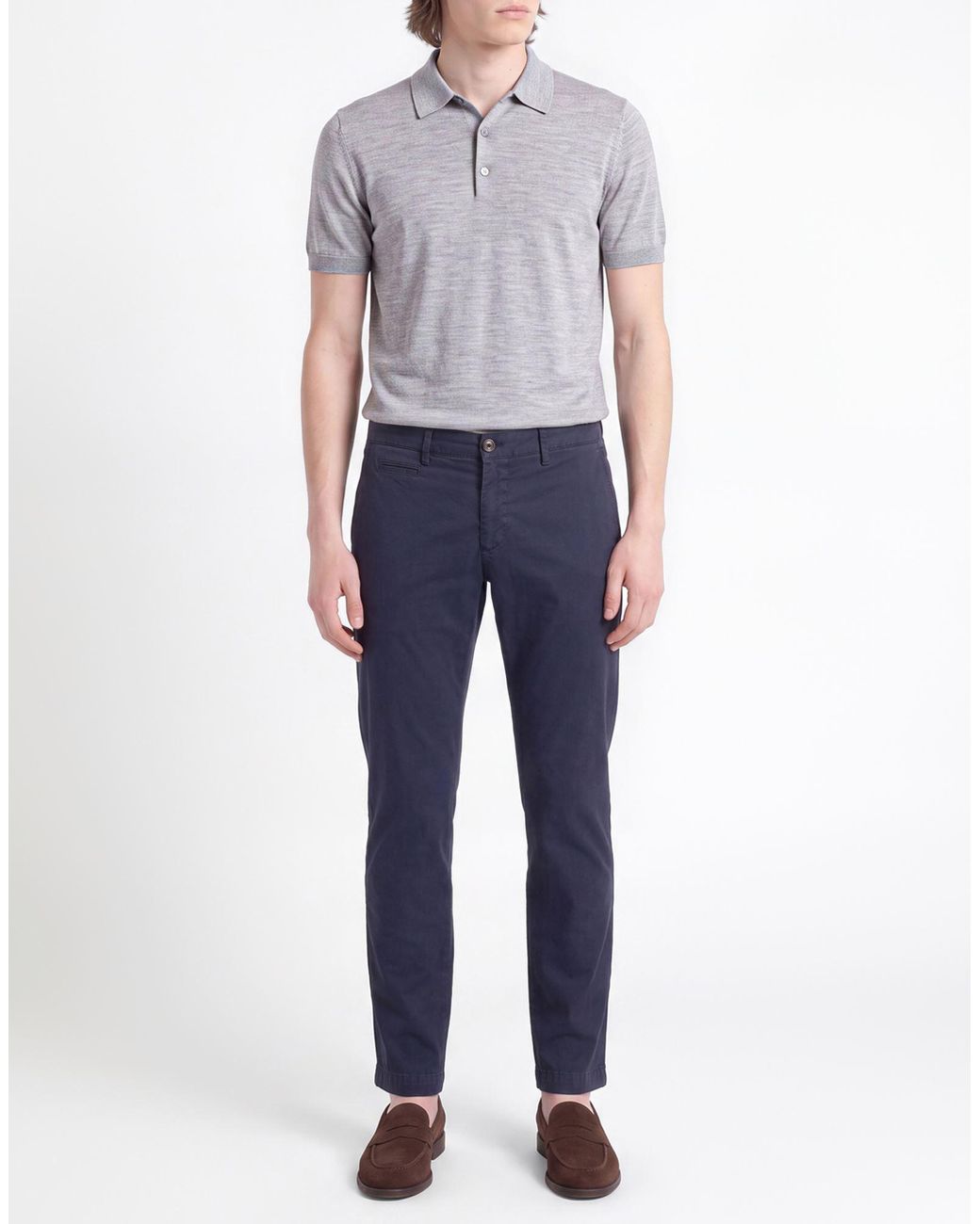 Briglia 1949 Blue Pants Cotton, Elastane for men