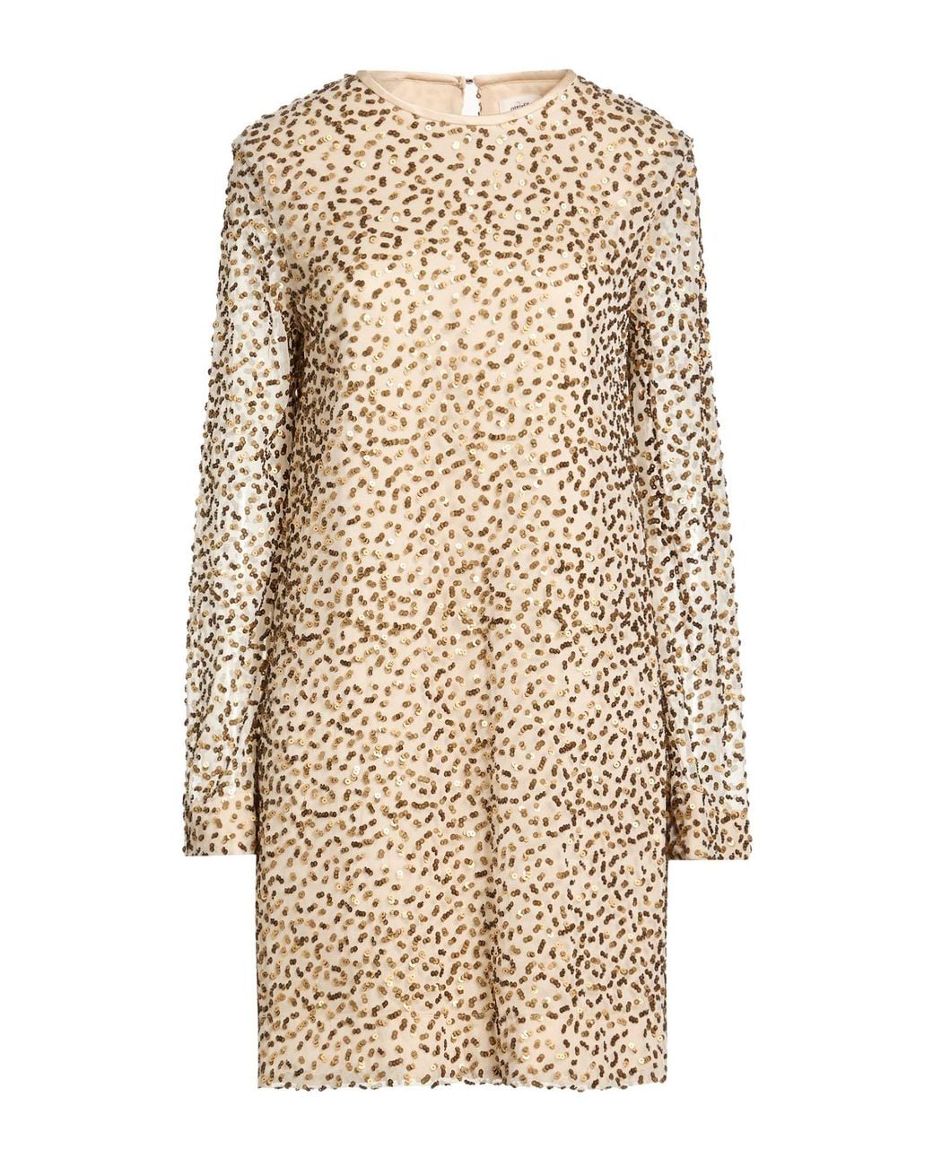 Ottod'Ame Natural Mini Dress Polyester
