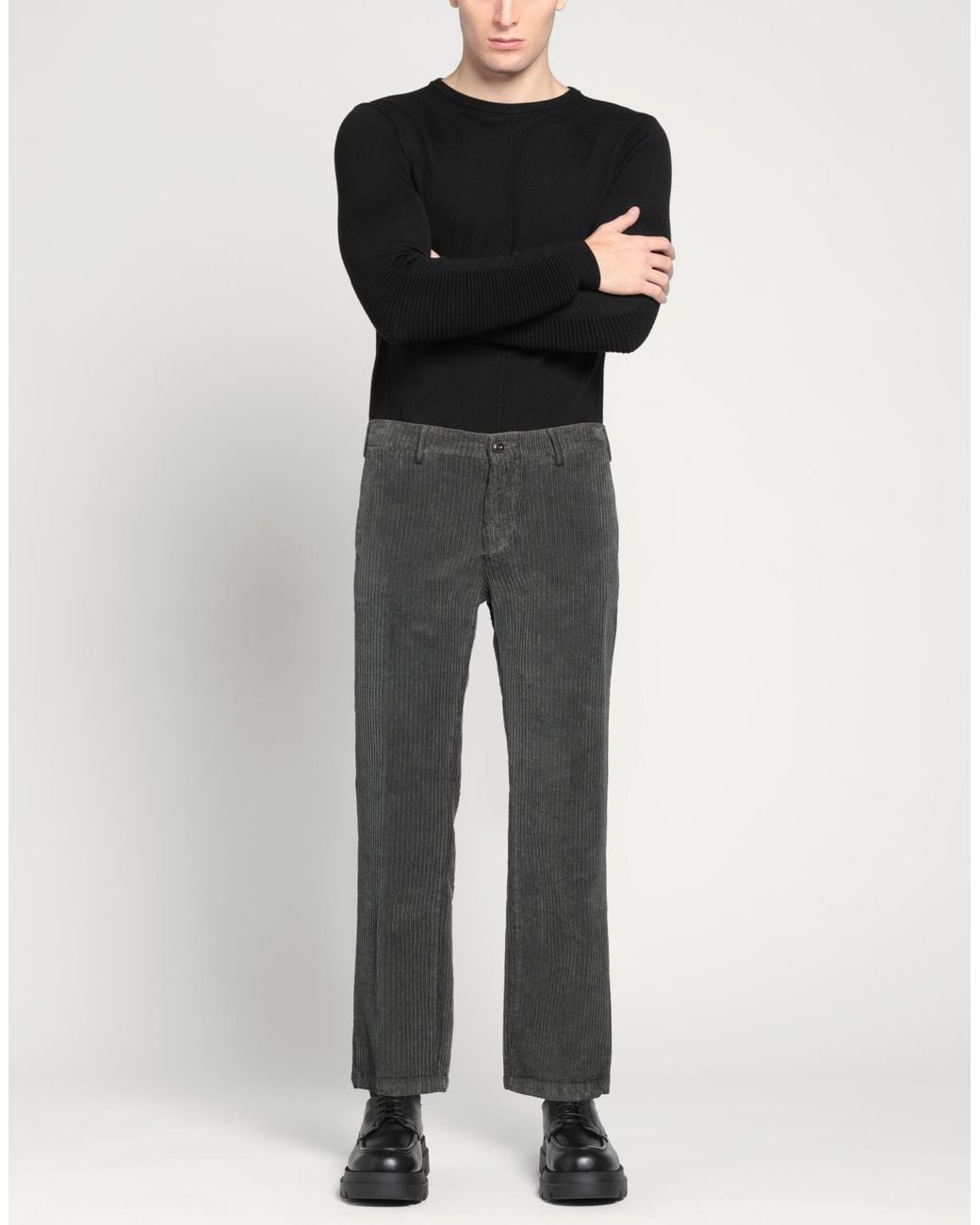 40weft Gray Pants for men