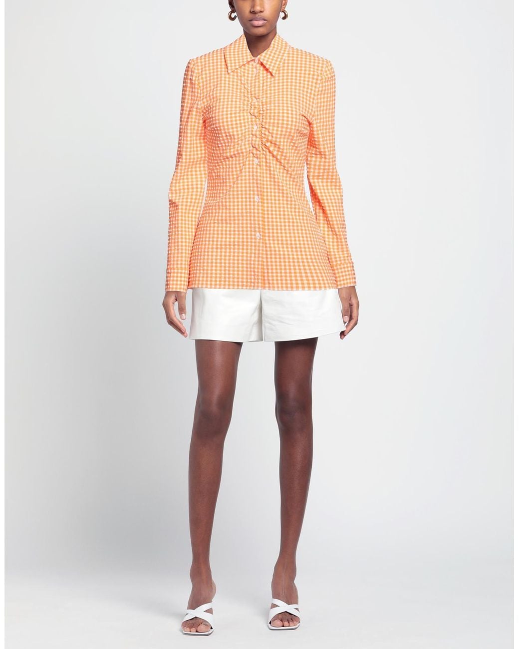 MSGM Orange Shirt