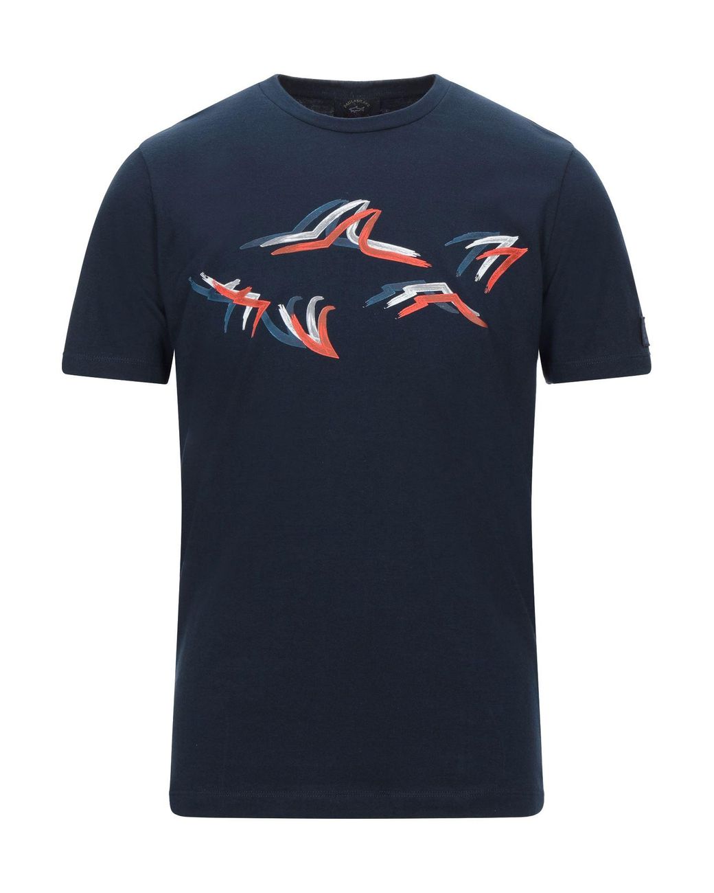 Paul & Shark Cotton T-shirt in Dark Blue (Blue) for Men - Lyst