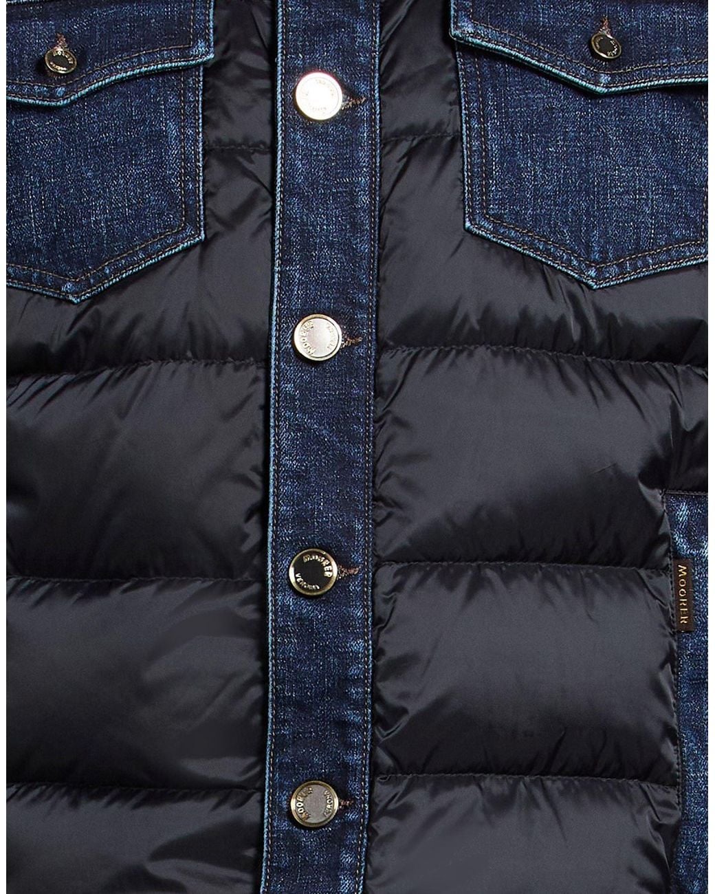 Moorer Blue Puffer for men