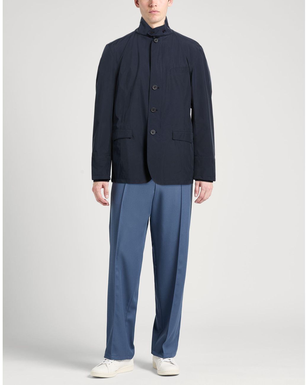 Herno Blue Jacket Polyester for men