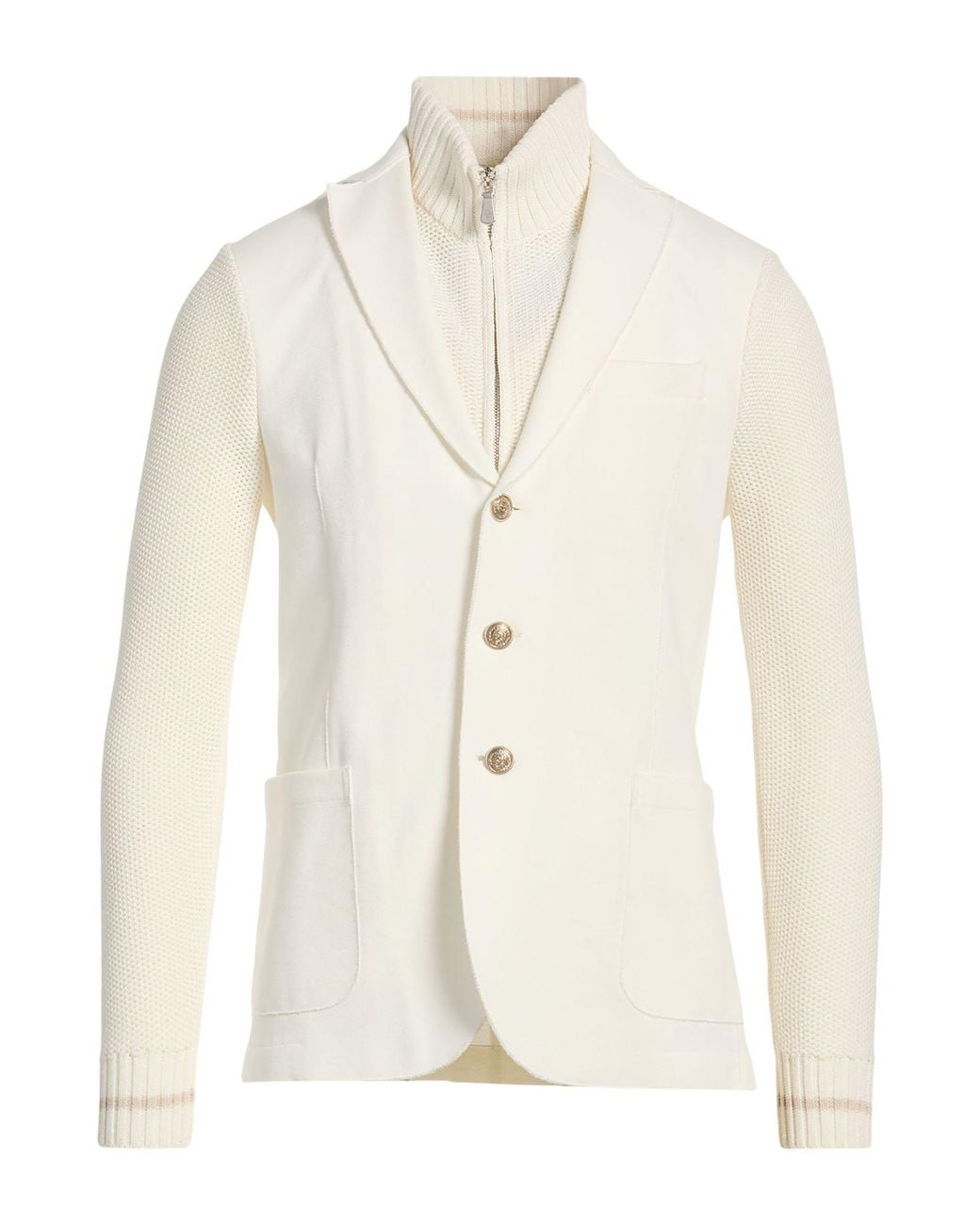 Eleventy White Blazers for men