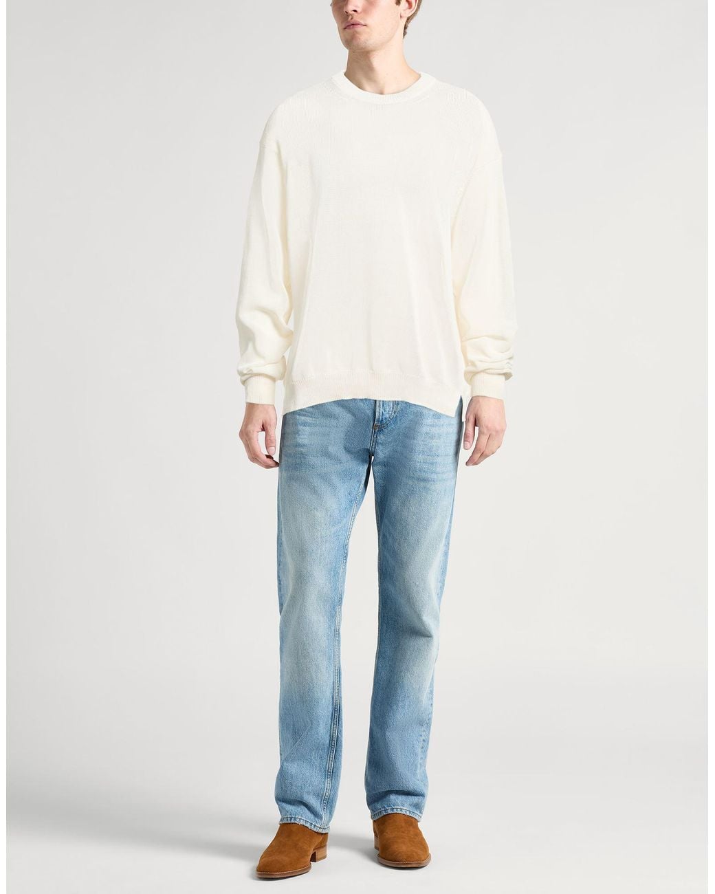Roberto Collina White Sweaters for men