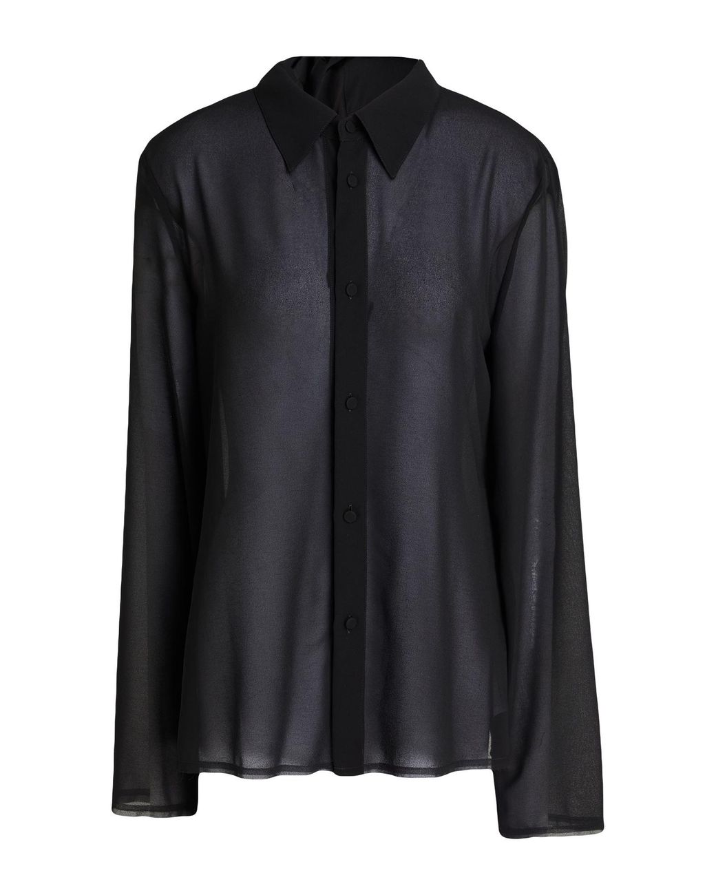 MM6 by Maison Margiela Black Shirt Polyester