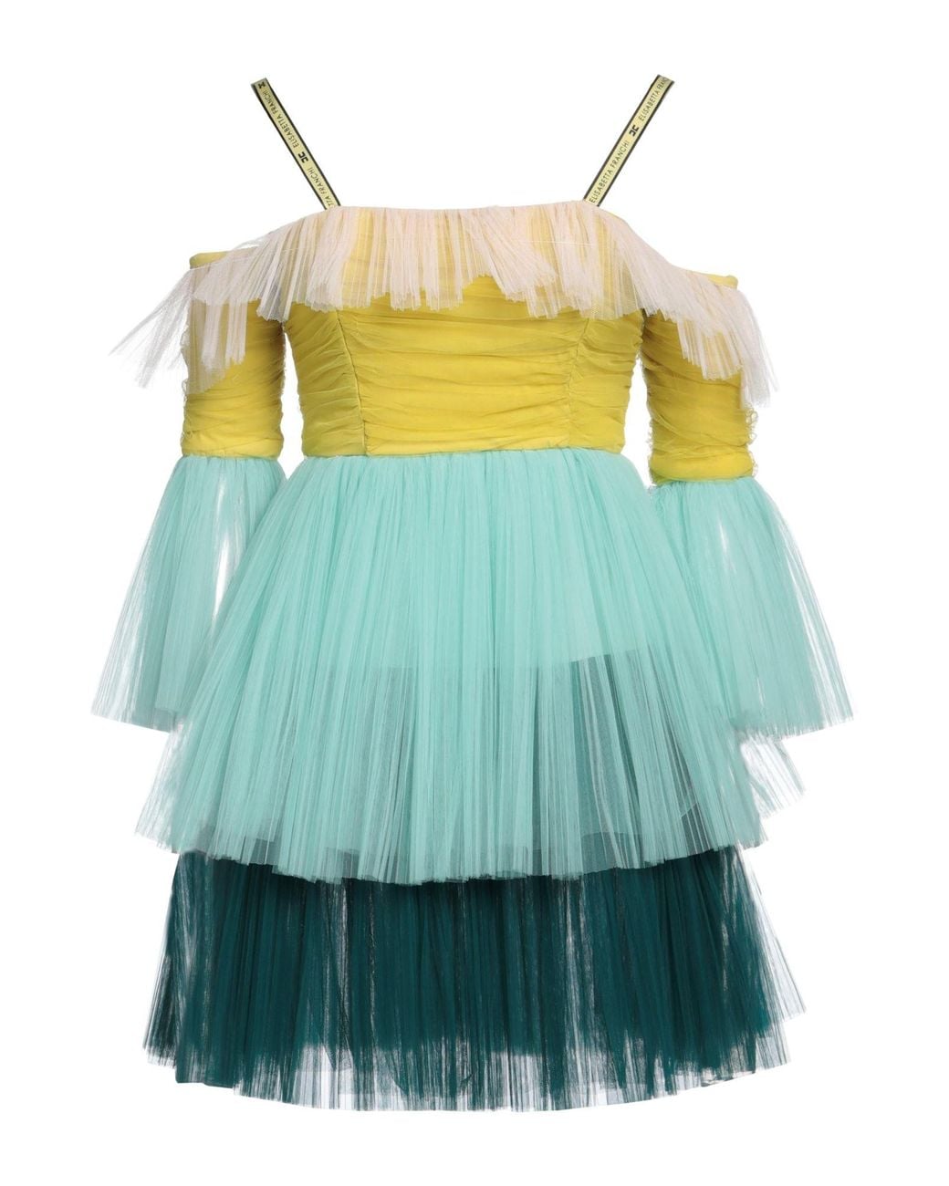 Elisabetta Franchi Blue Mini Dress