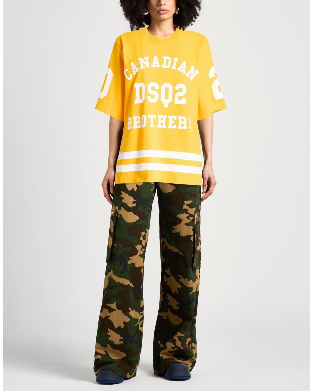 Camiseta DSquared² de color Yellow