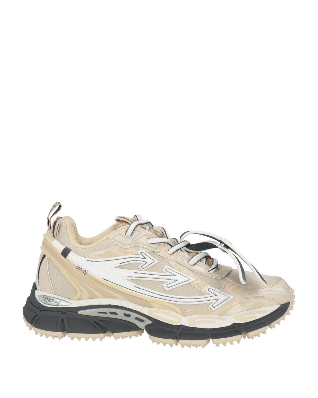 Off-White c/o Virgil Abloh White Sneakers Textile Fibers, Synthetic Material
