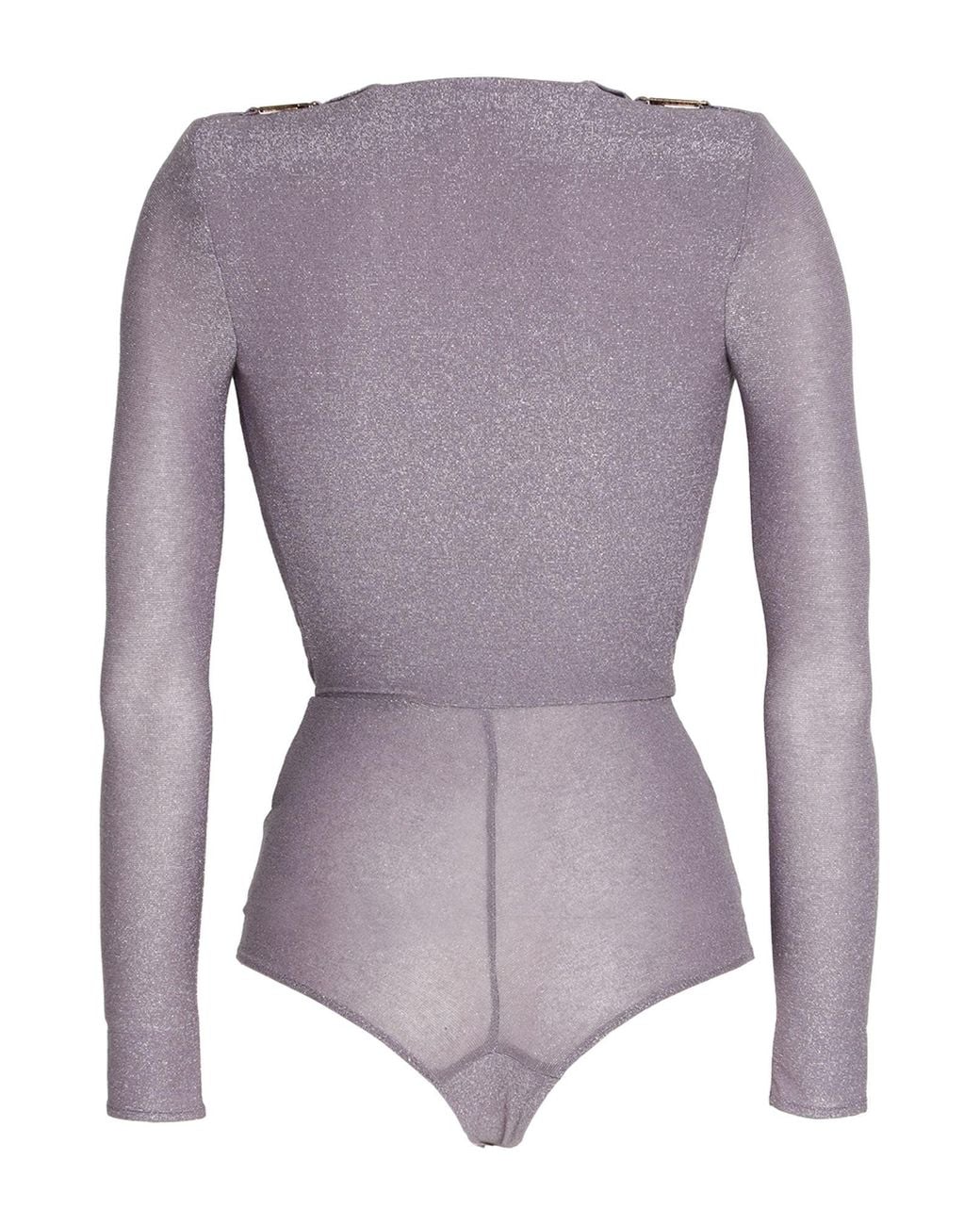 Elisabetta Franchi Purple Bodysuit