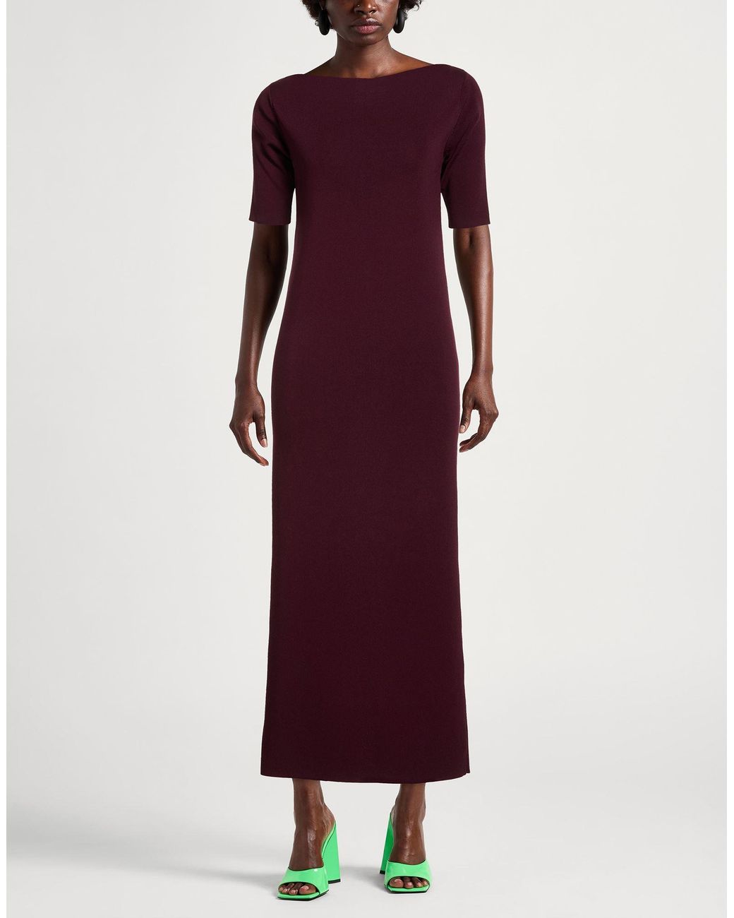 Vestido Largo Alpha Studio de color Purple