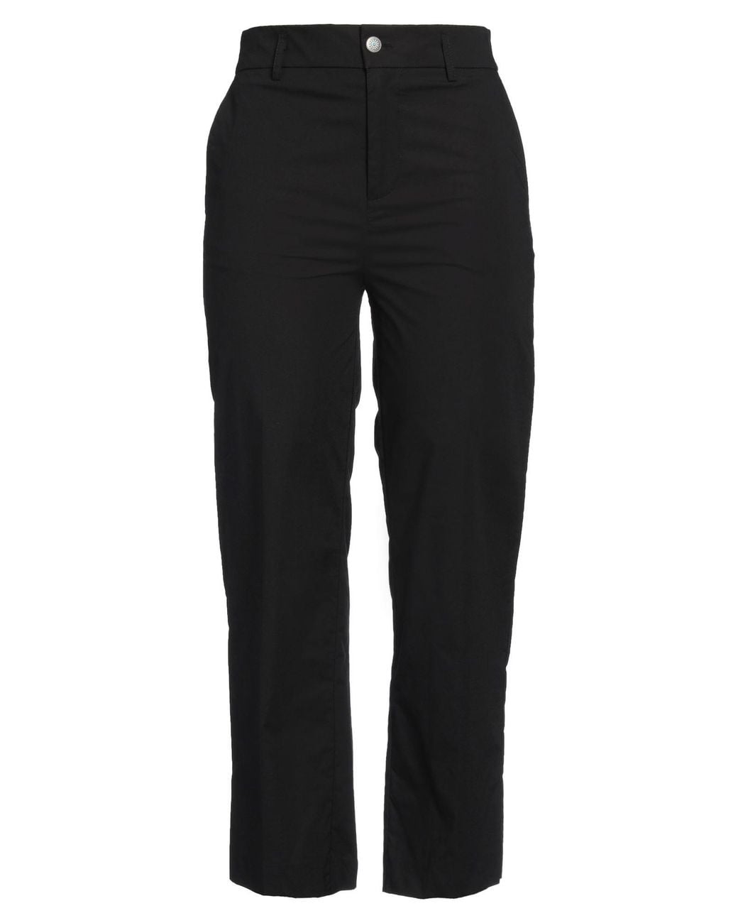 .., merci italia Black Pants Cotton, Elastane