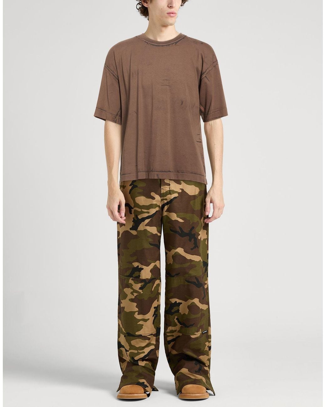 Camiseta Paura de hombre de color Brown