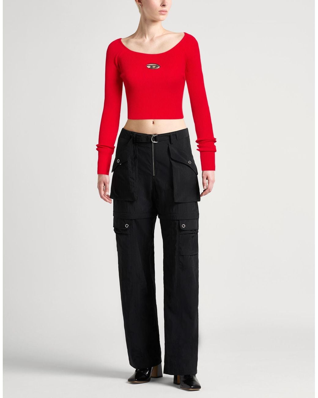 DIESEL Red Sweaters