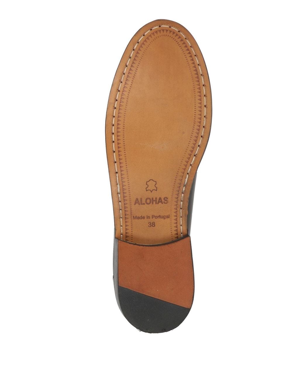 Alohas Black Loafers Leather