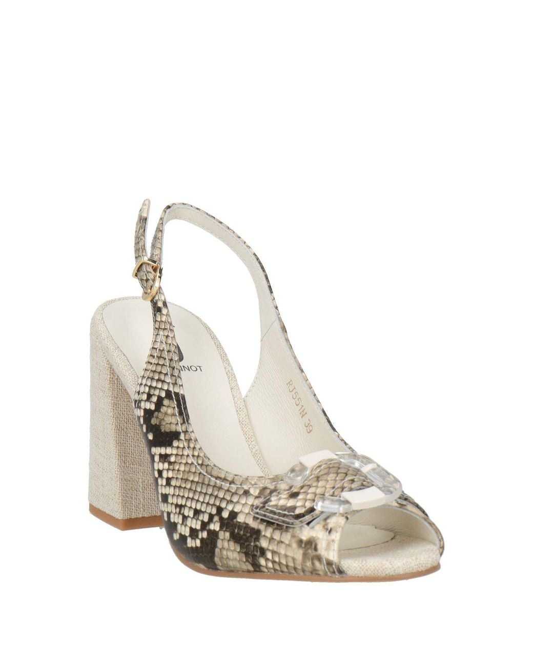 Jeannot White Sandals