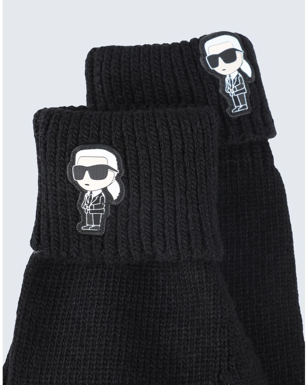 Karl Lagerfeld Black Gloves