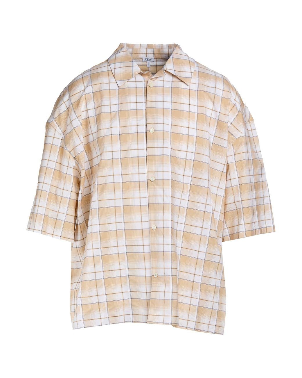 Loewe White Shirt Cotton, Calfskin for men