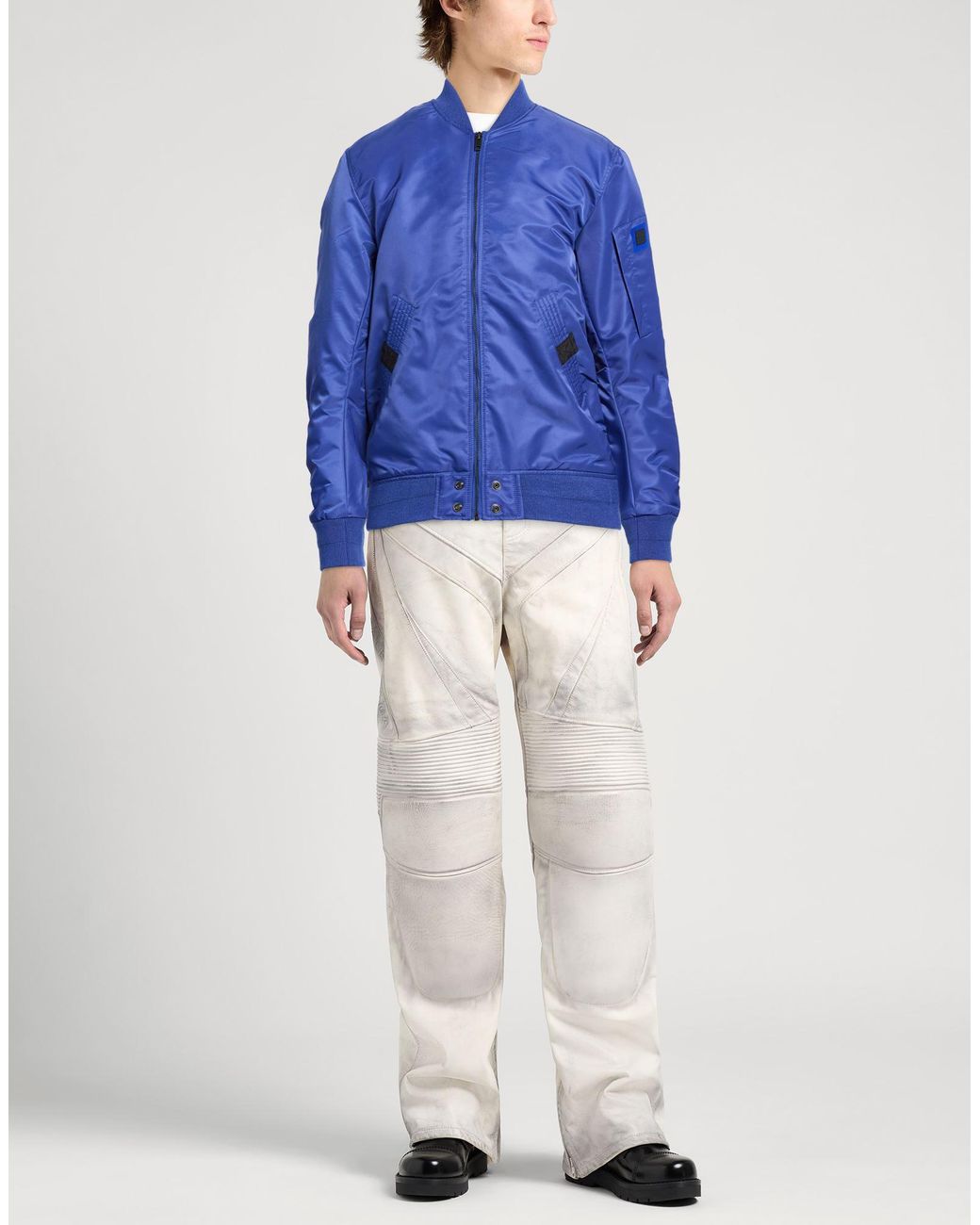 DIESEL Blue Jackets for men