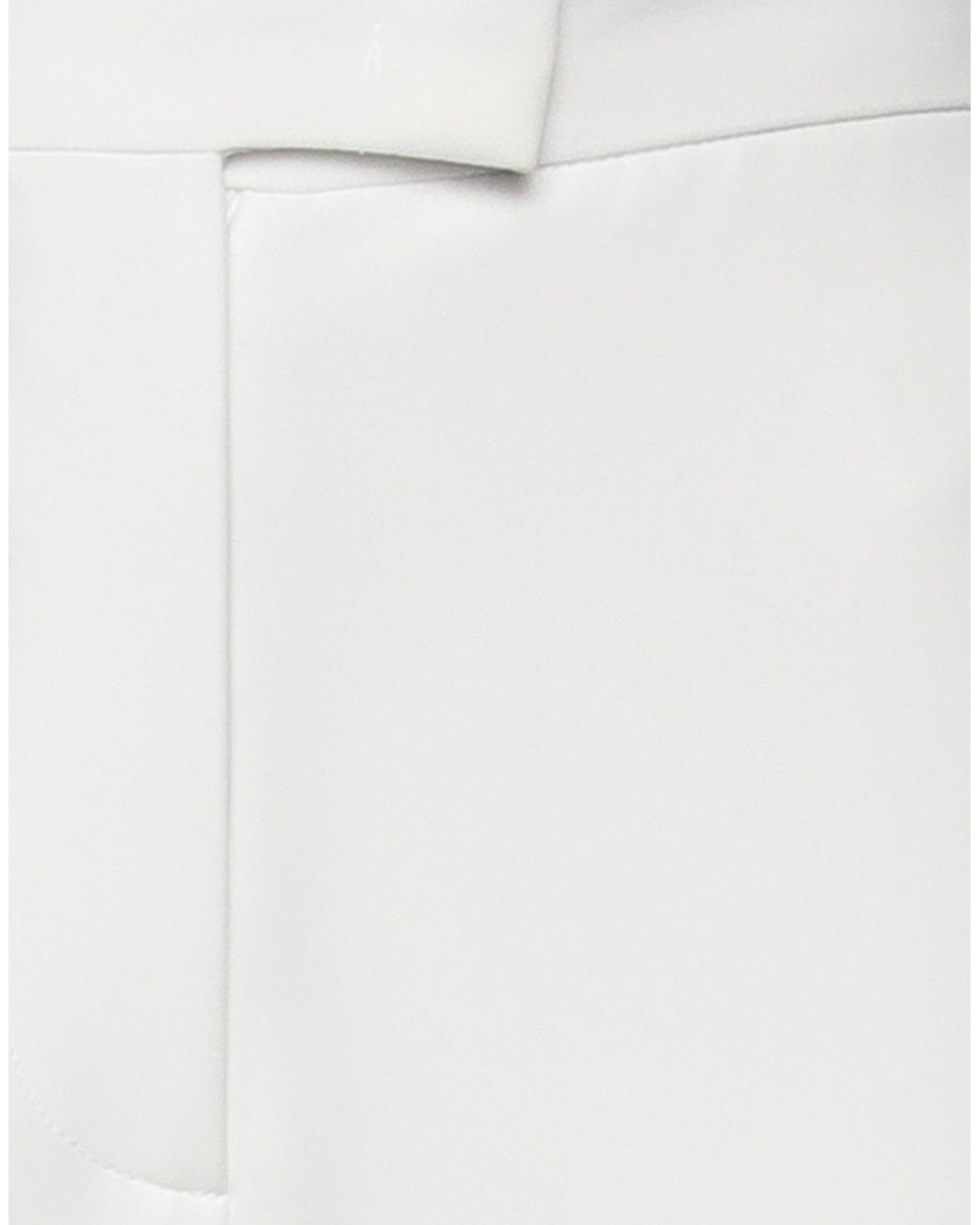Jijil White Pants Polyester, Elastane