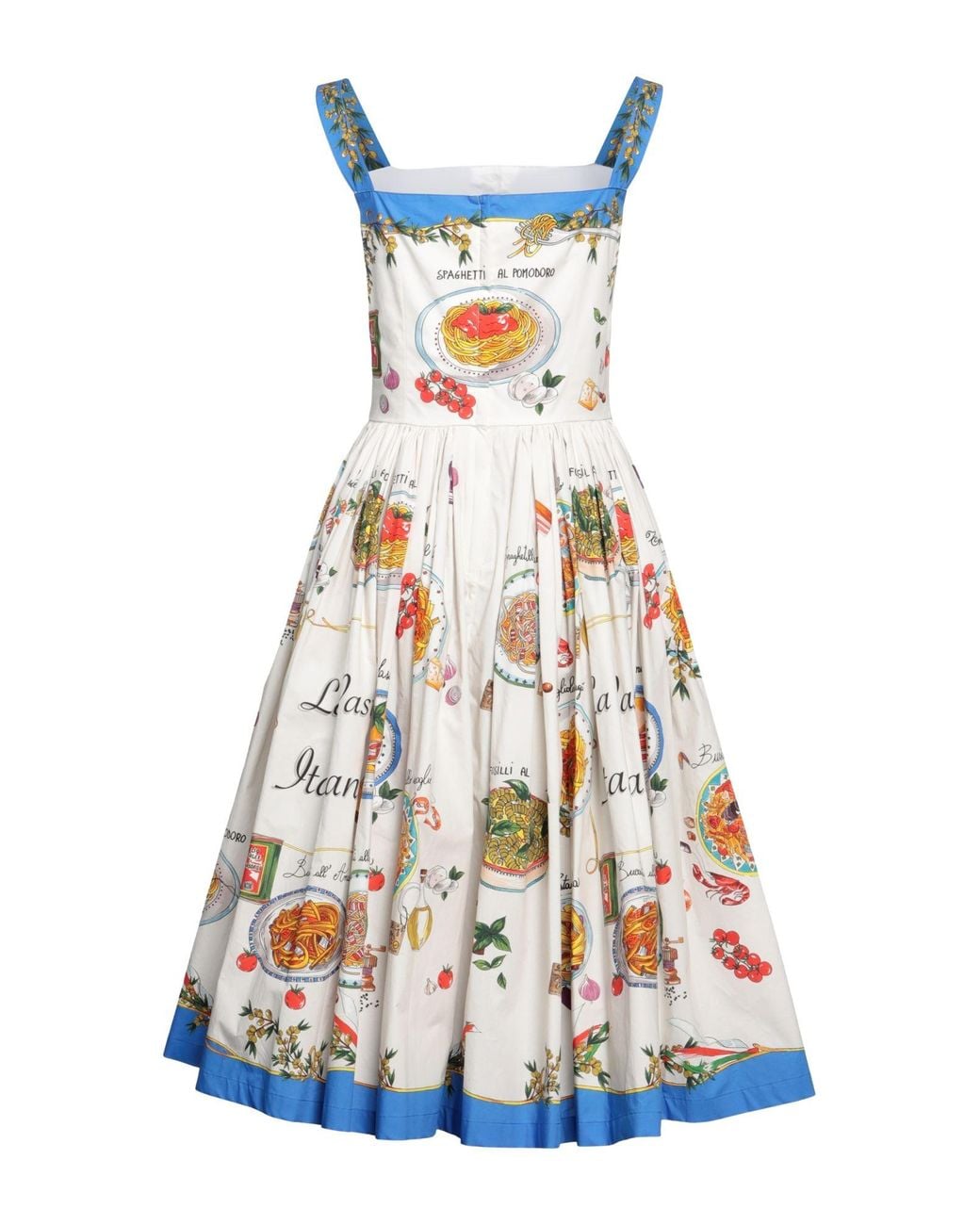 Dolce & Gabbana Blue Midi Dress