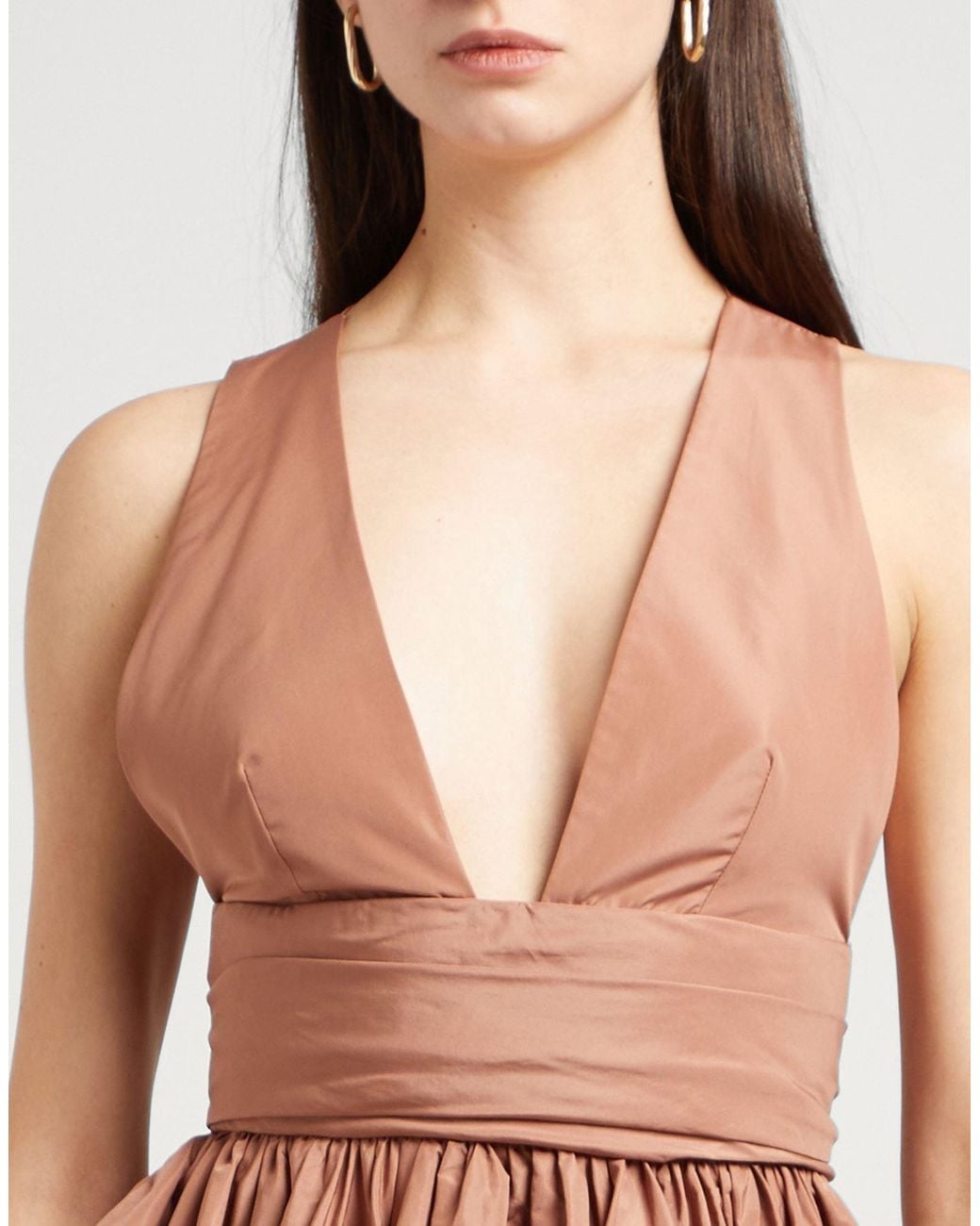 Pinko Pink Brick Mini Dress Polyester