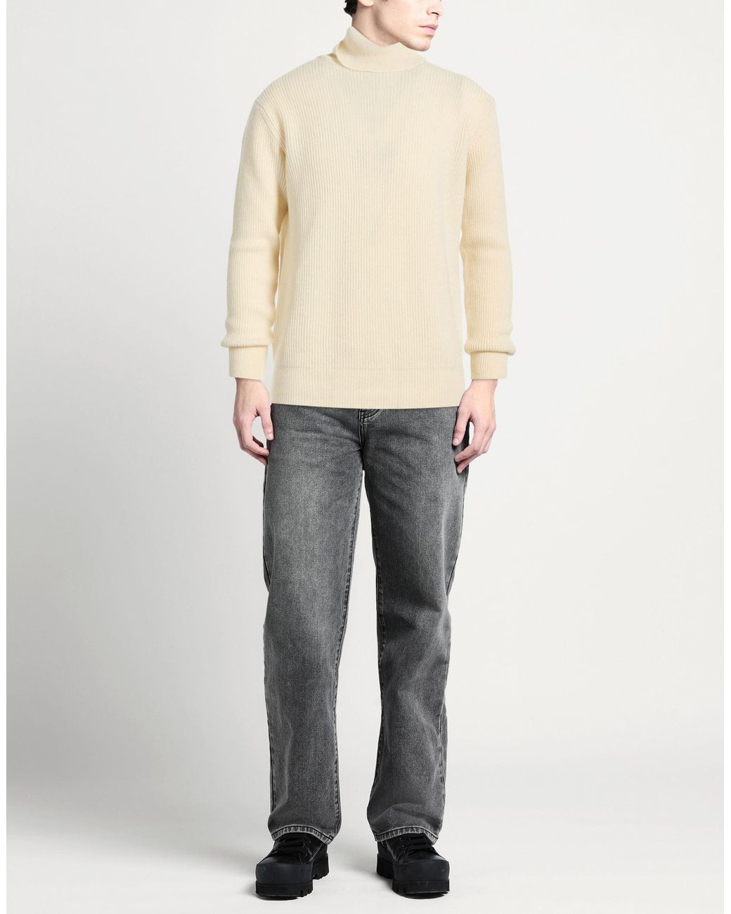 Aragona Rollkragenpullover in White für Herren
