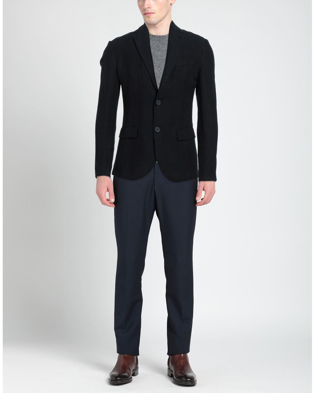 ARMANI EXCHANGE Black Blazer for men