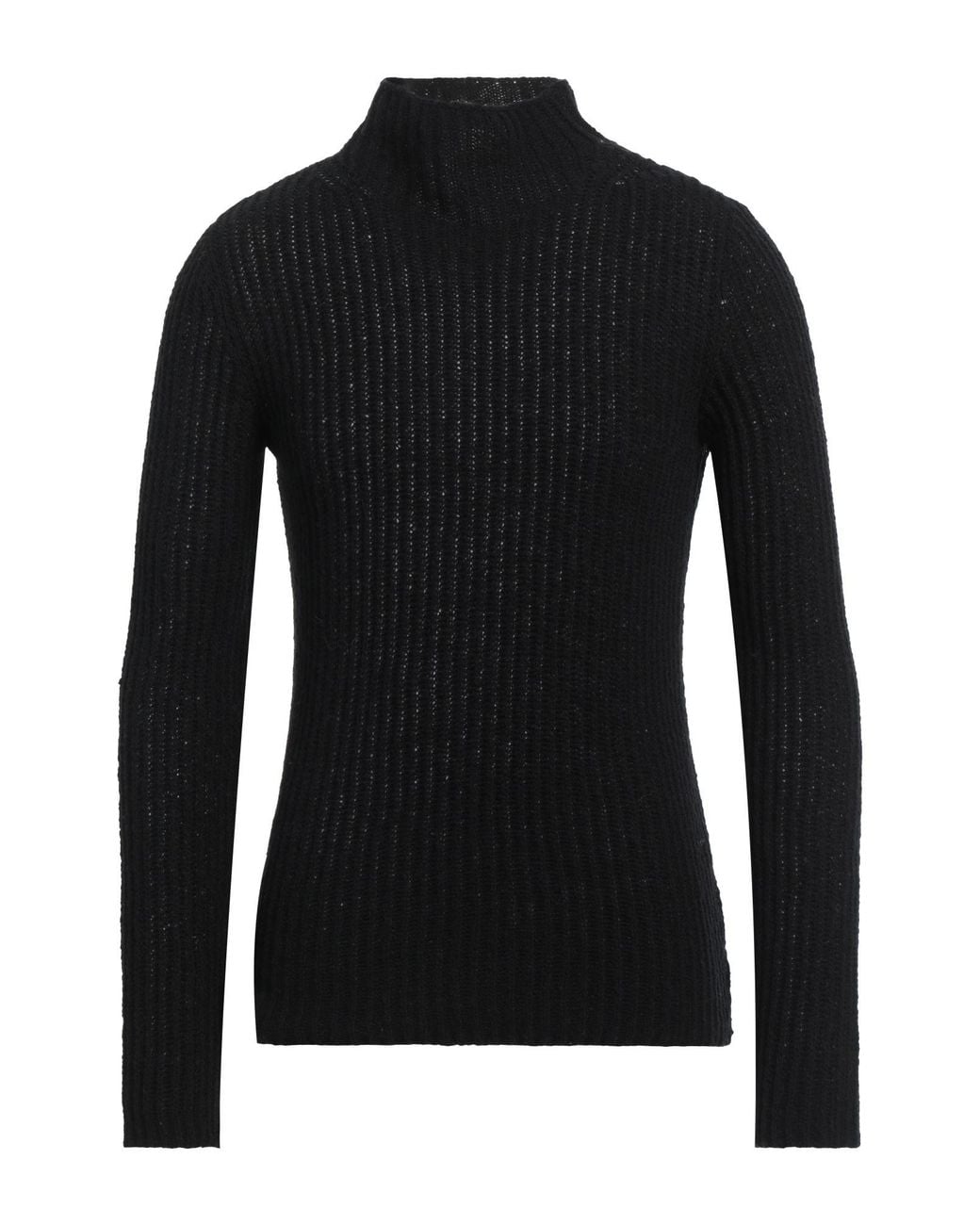 Dries Van Noten Black Turtleneck Wool, Cashmere for men