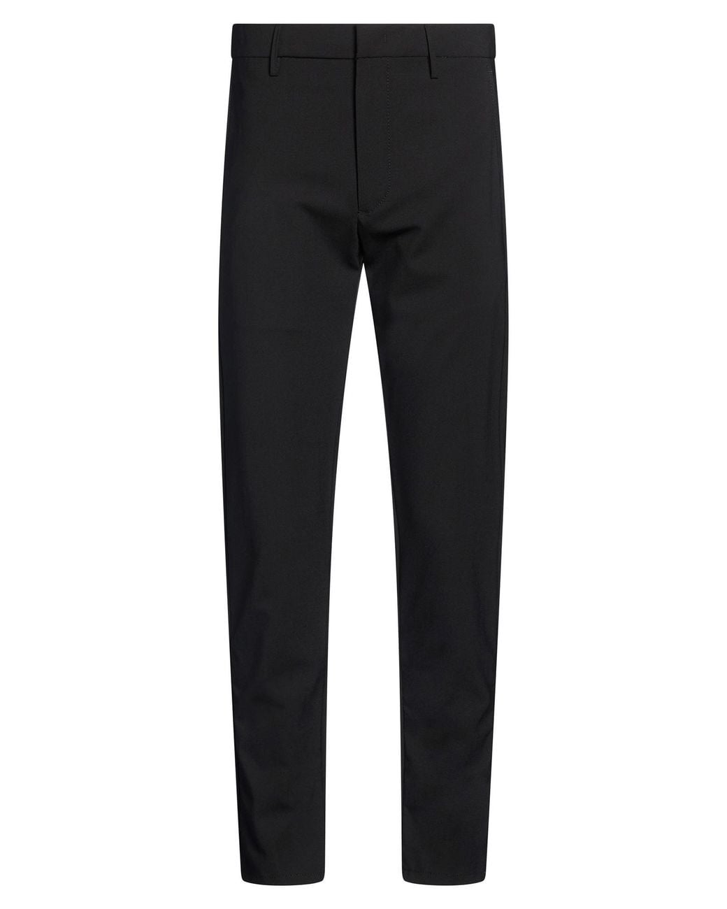 Dondup Black Pants Virgin Wool, Elastane for men