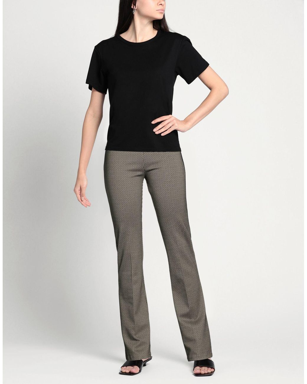 Rinascimento Gray Pants Viscose, Polyester, Polyamide, Elastane