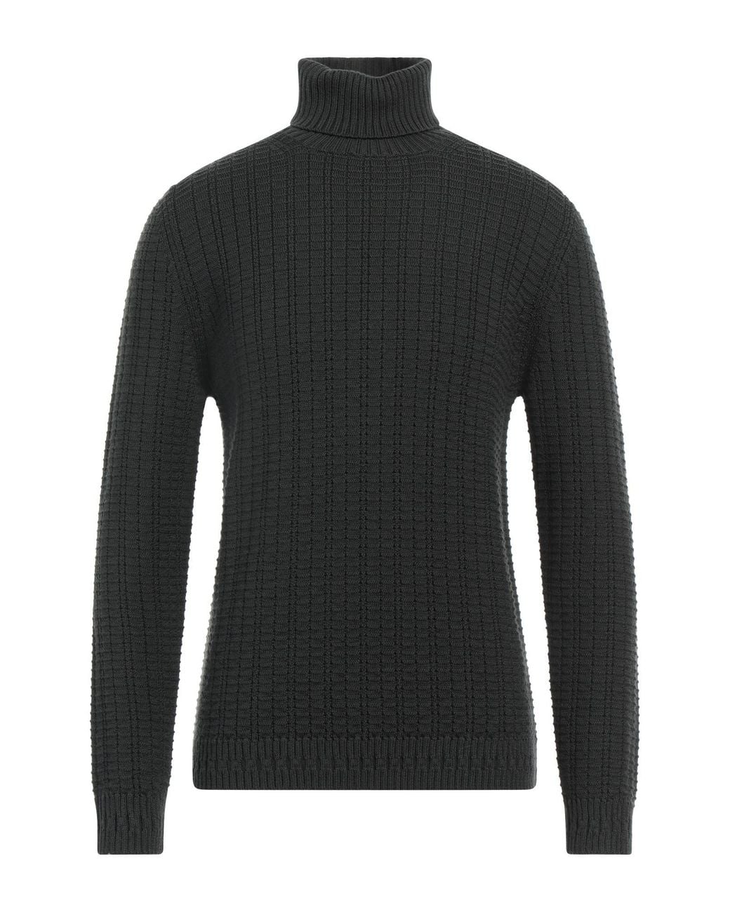 Cuello alto Alpha Studio de hombre de color Black