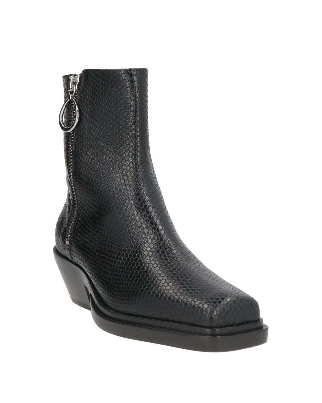 Dondup Black Ankle Boots Leather