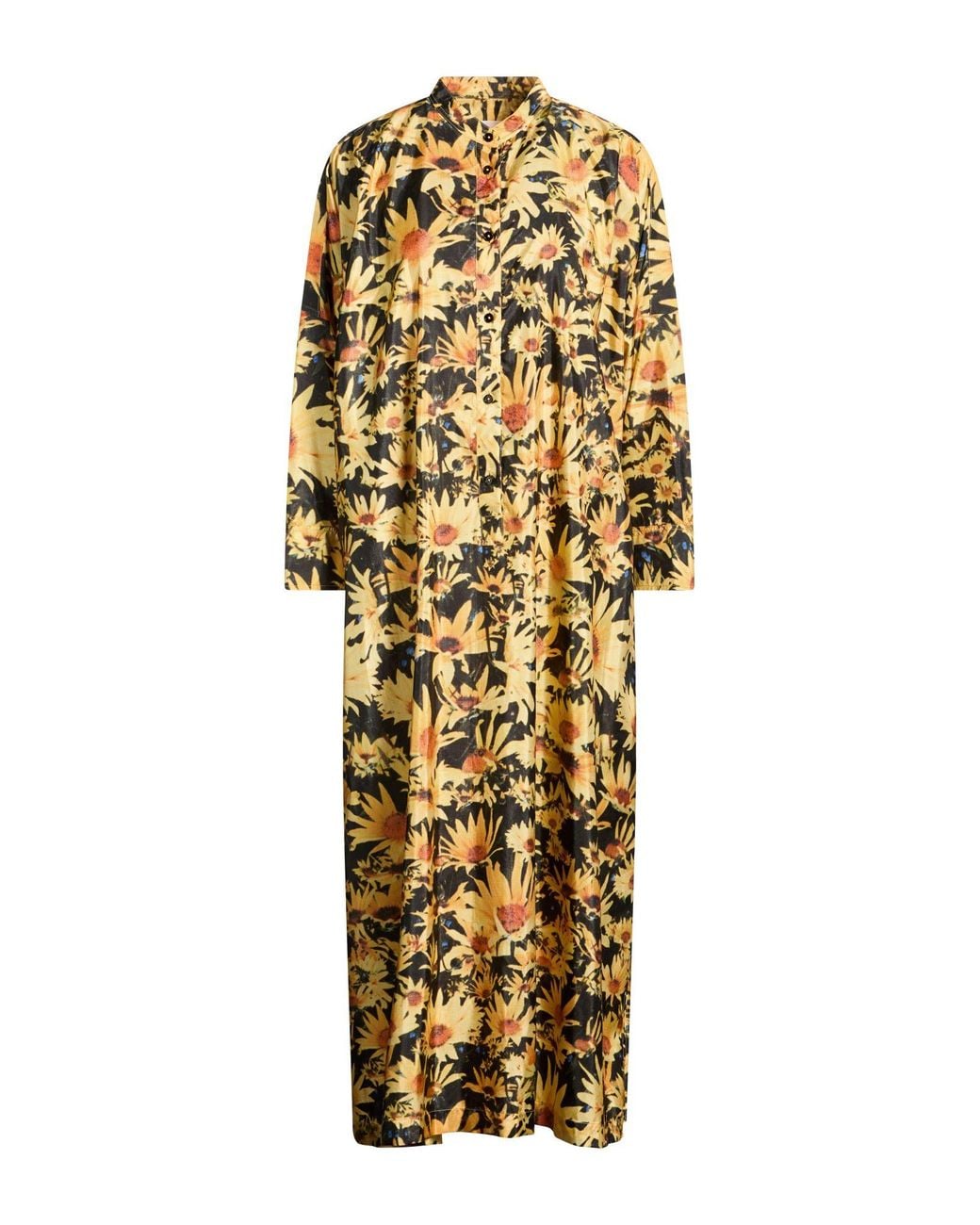 Jil Sander Metallic Maxi Dress Polyamide
