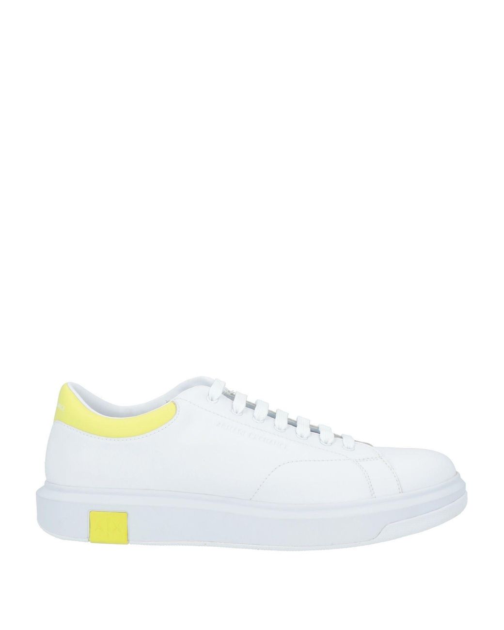 ARMANI EXCHANGE White Sneakers Cow Leather for men