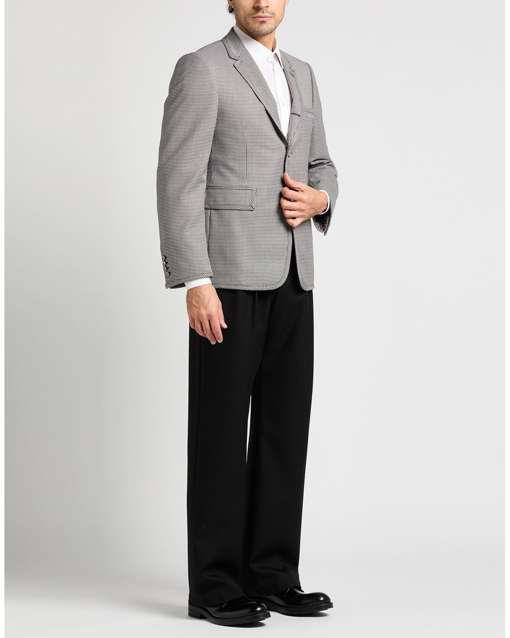 Thom Browne Gray Blazer Wool for men