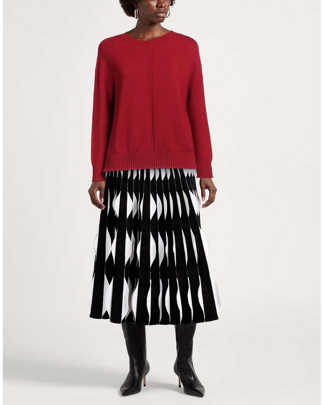 Alpha Studio Red Sweater