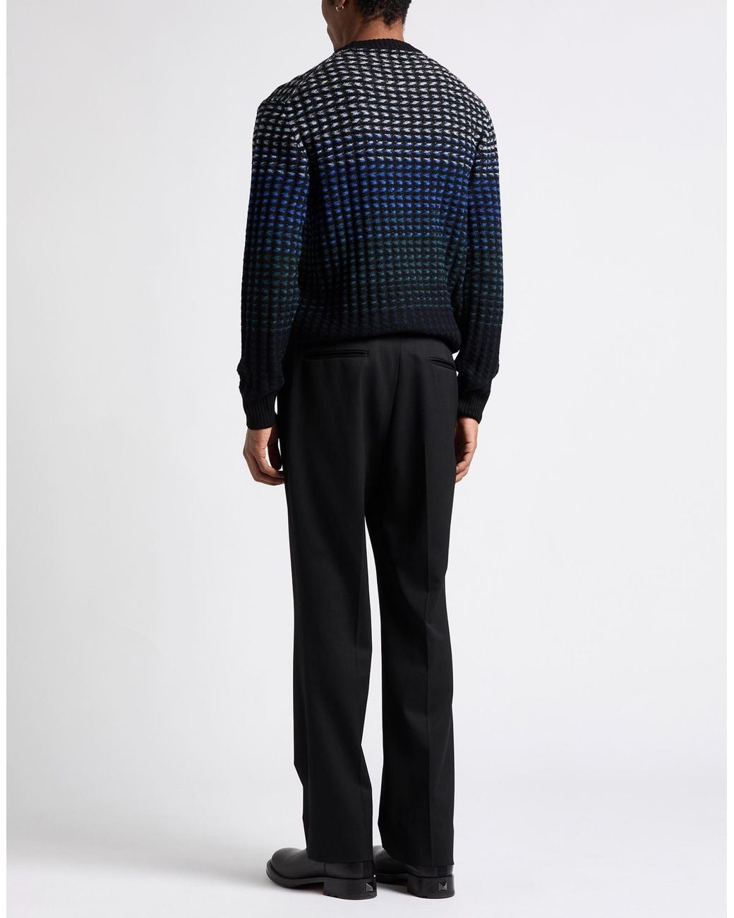 Missoni Blue Sweater Virgin Wool for men