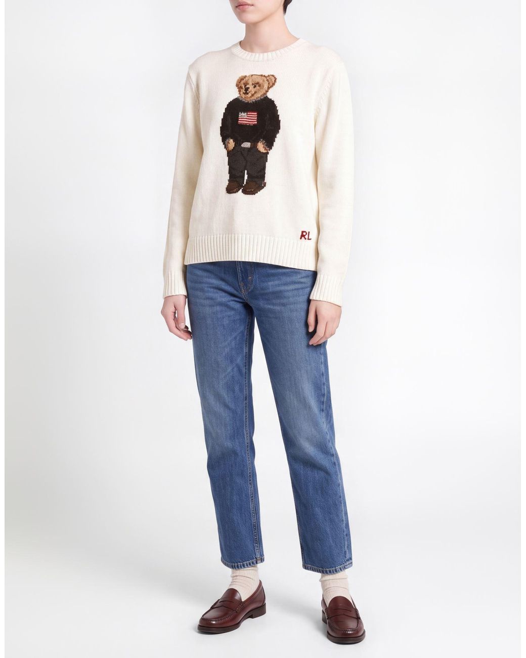 Polo Ralph Lauren White Jumper