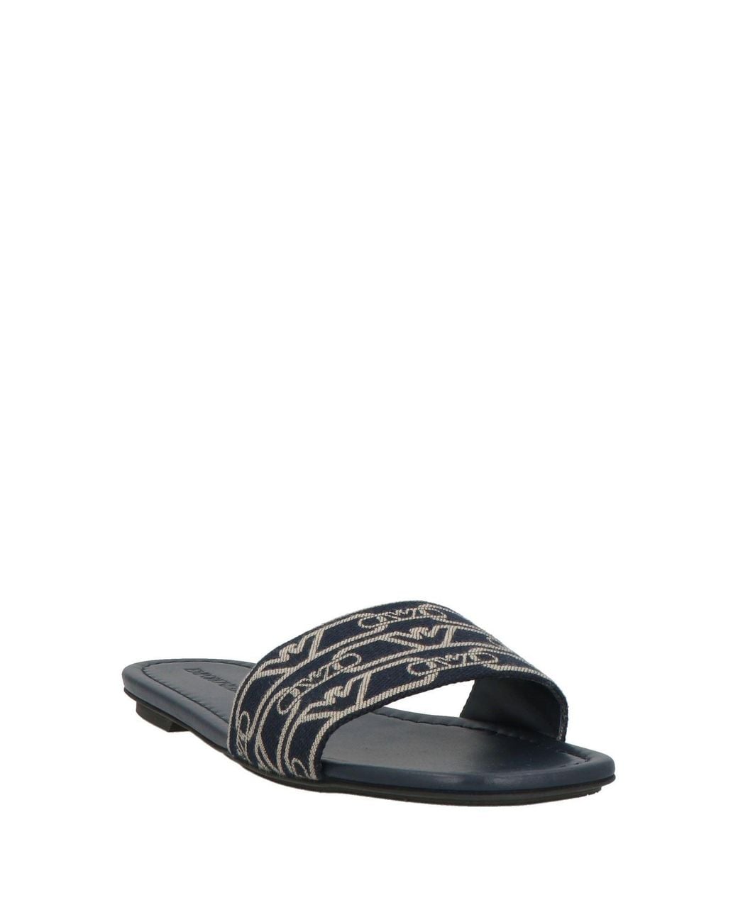 Emporio Armani White Sandals Textile Fibers