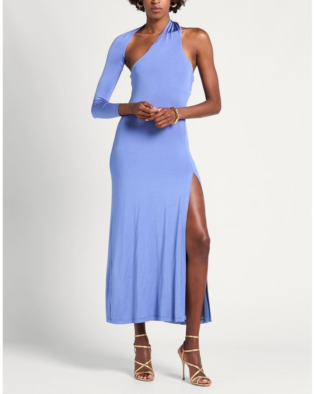 Versace Jeans Couture Blue Maxi Dresses